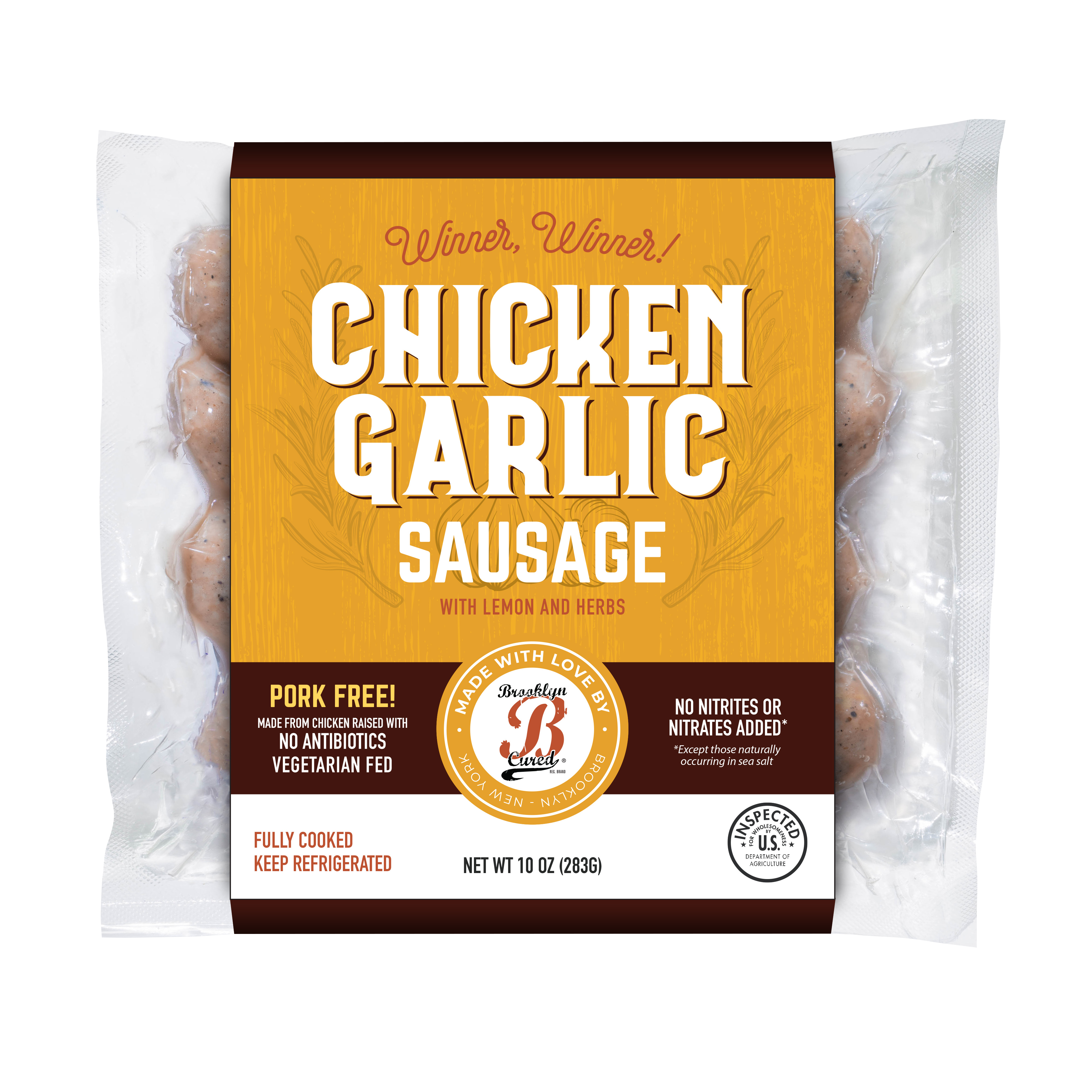 Chicken Garlic Sausage – Brooklyn Cured