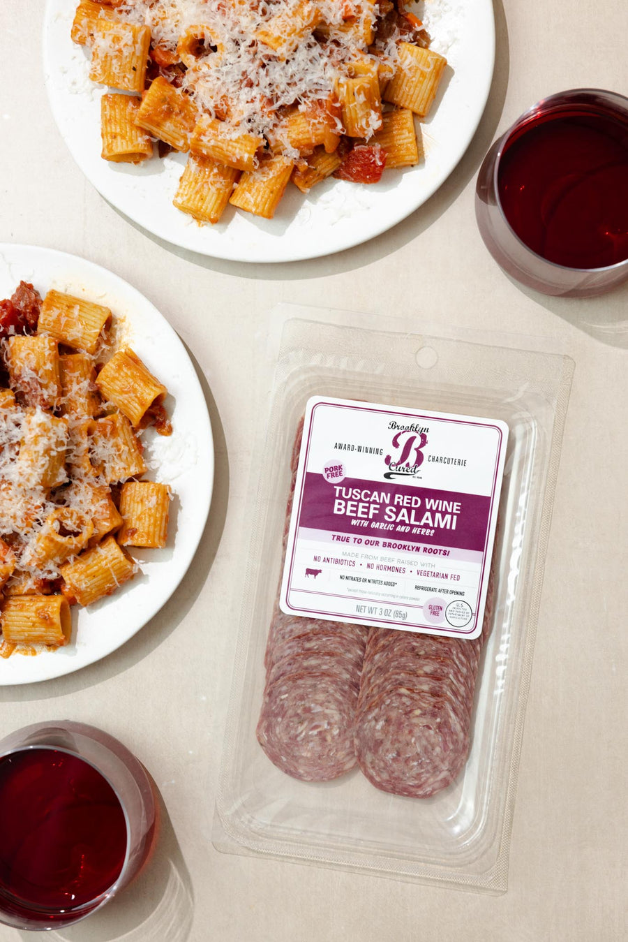 Beef Salami Bolognese