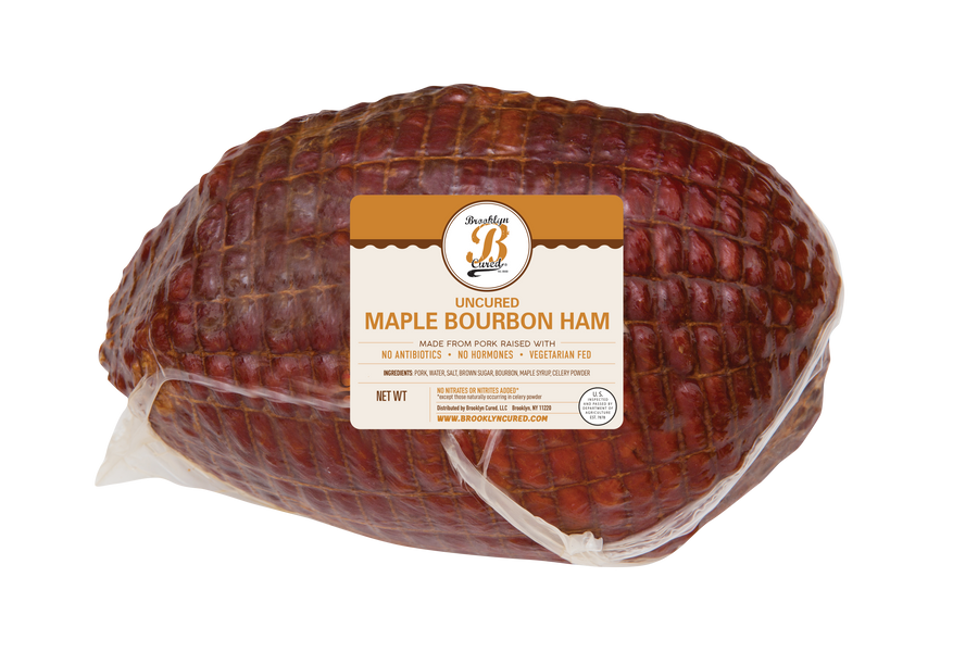 Holiday Ham, Smoked Ham, Spiral Ham, Maple Bourbon, Bourbon, Brine, Glazed Ham