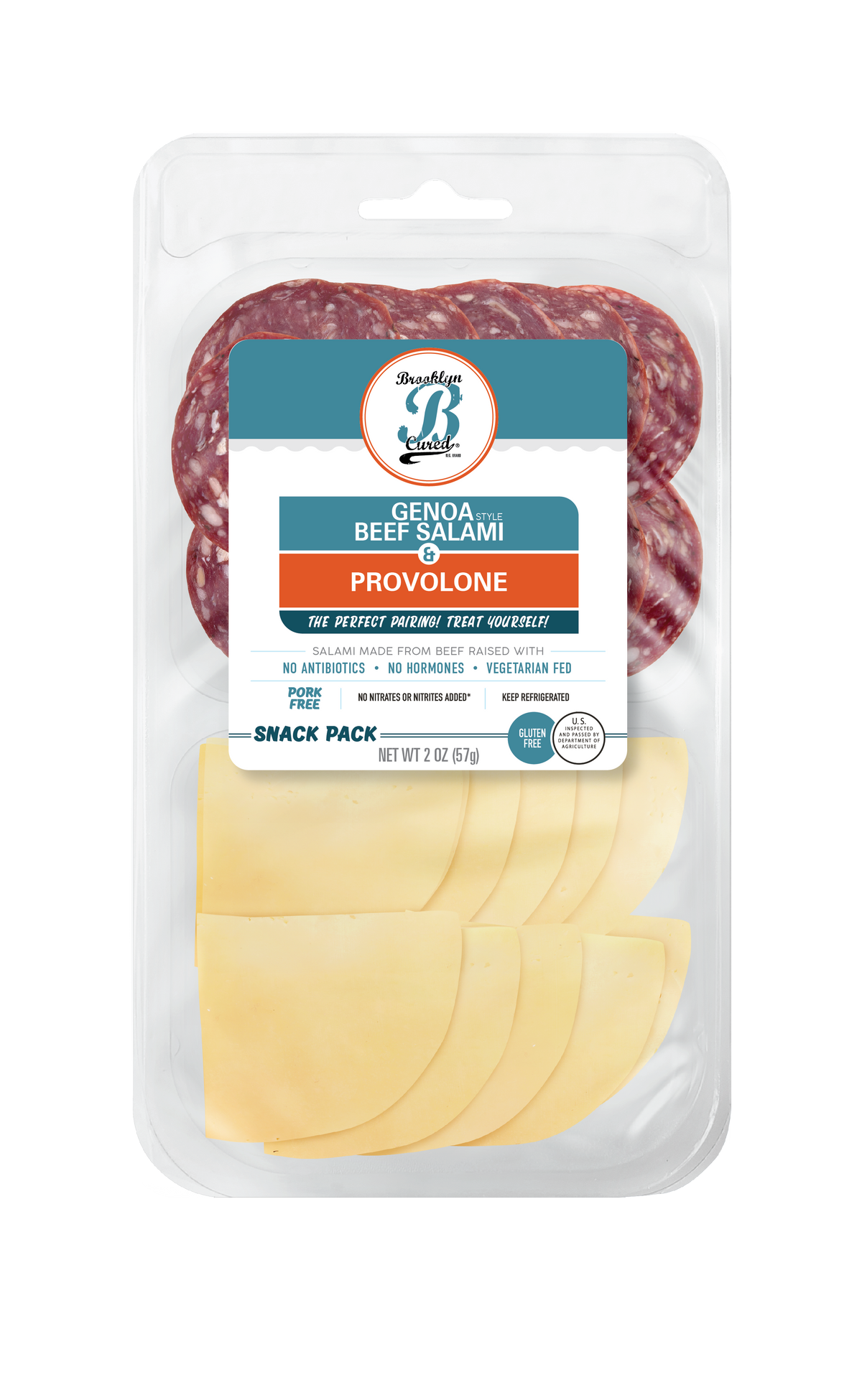 Genoa Style Beef Salami and Provolone