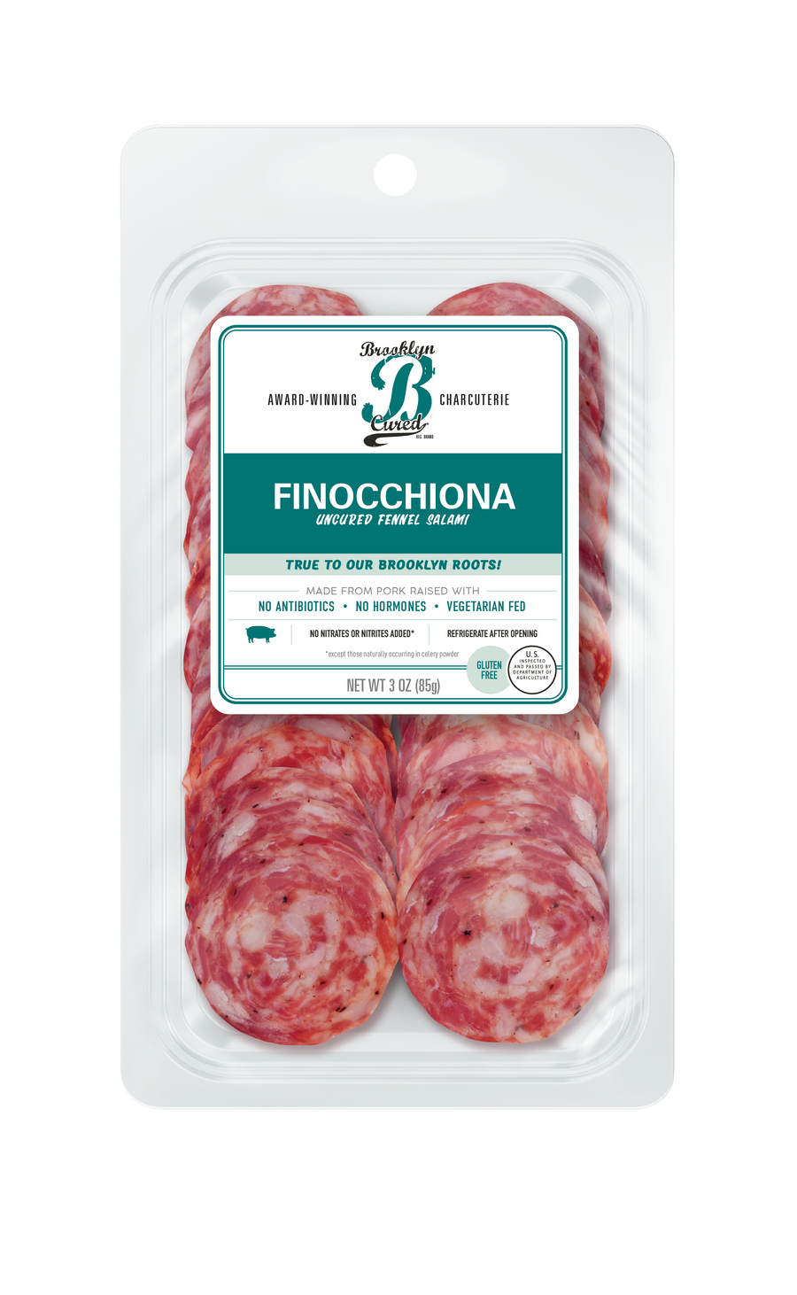 Finocchiona, Presliced