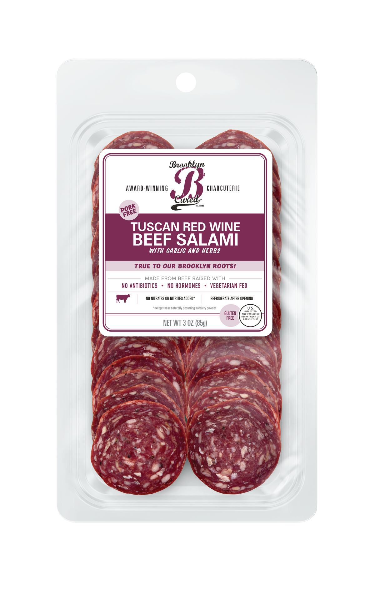 Beef Salami, Red Wine, Pork Free Charcuterie, Beef Proscuitto, High Protein Snack, New York City Italian, Salami, Cheese Pairing, Presliced Salami