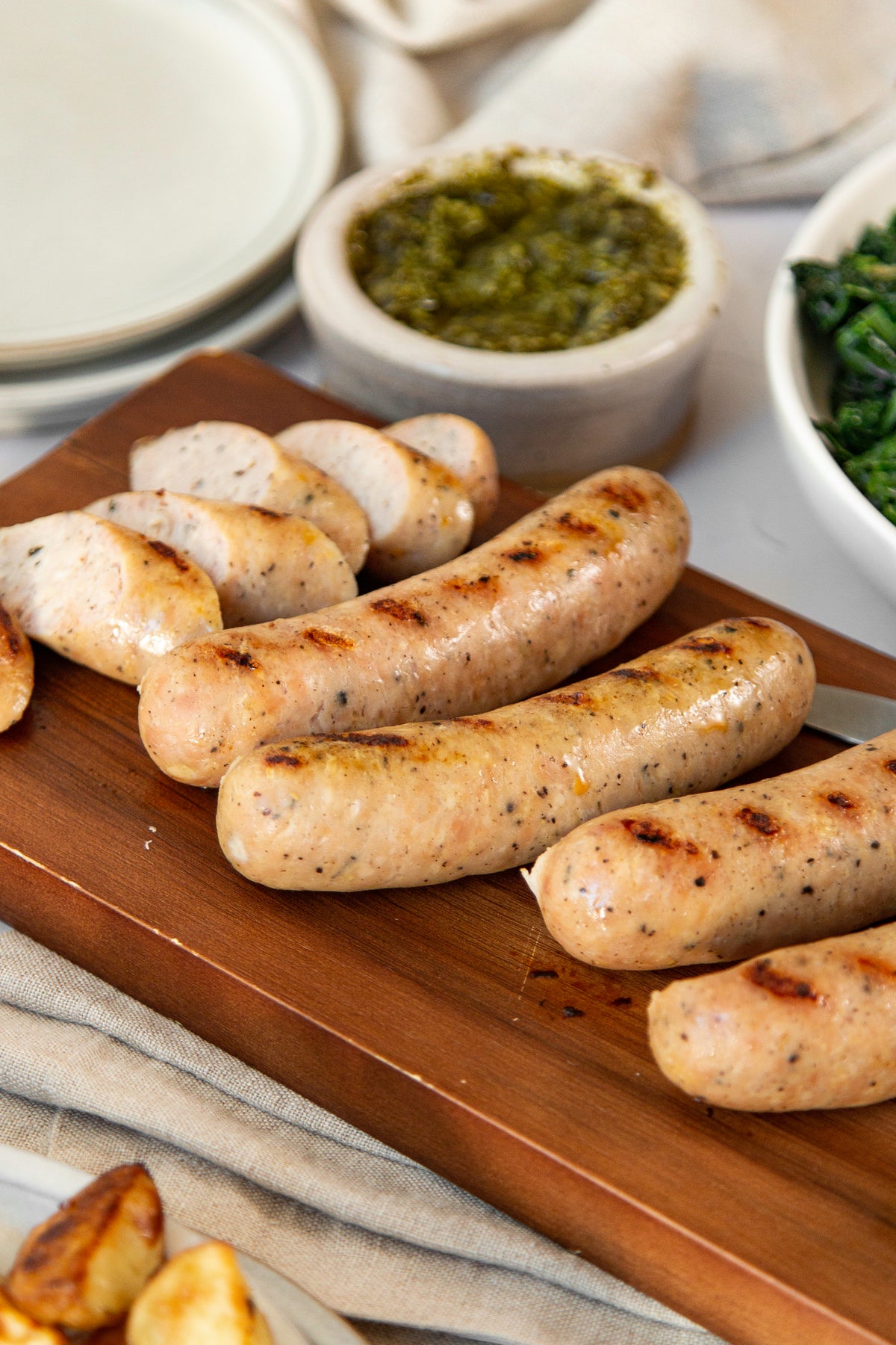 Best Sausage for Grilling, Pork Free, Pork Free Sausages, Best Chicken Sausage, Unique Flavors, Roasted Garlic, Best Sausage for Pasta, Sausage and Peppers, Sausage Sandwich, New York Italian, Authentic Sausage, Lemon, Herbs