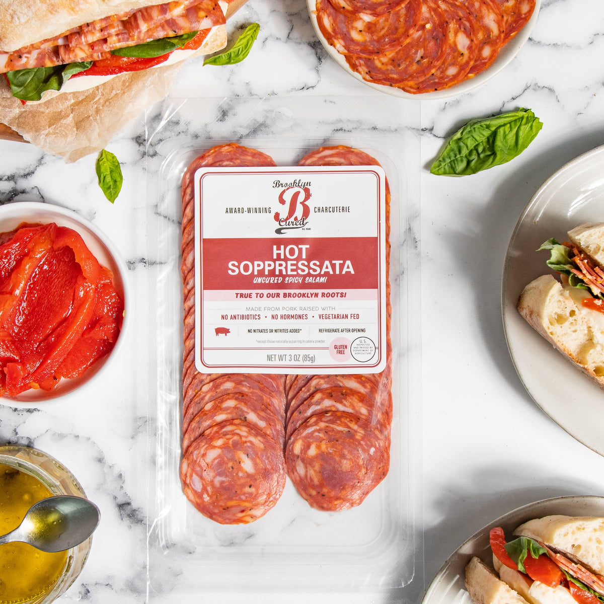 Authentic Italian Meats, Charcuterie, High Protein Snack, New York City Italian, Salami, Cheese Pairing, Spicy, Presliced Salami, Sandwich 