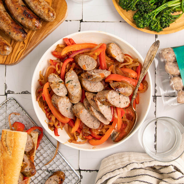 Italian Wedding Sausage and Peppers