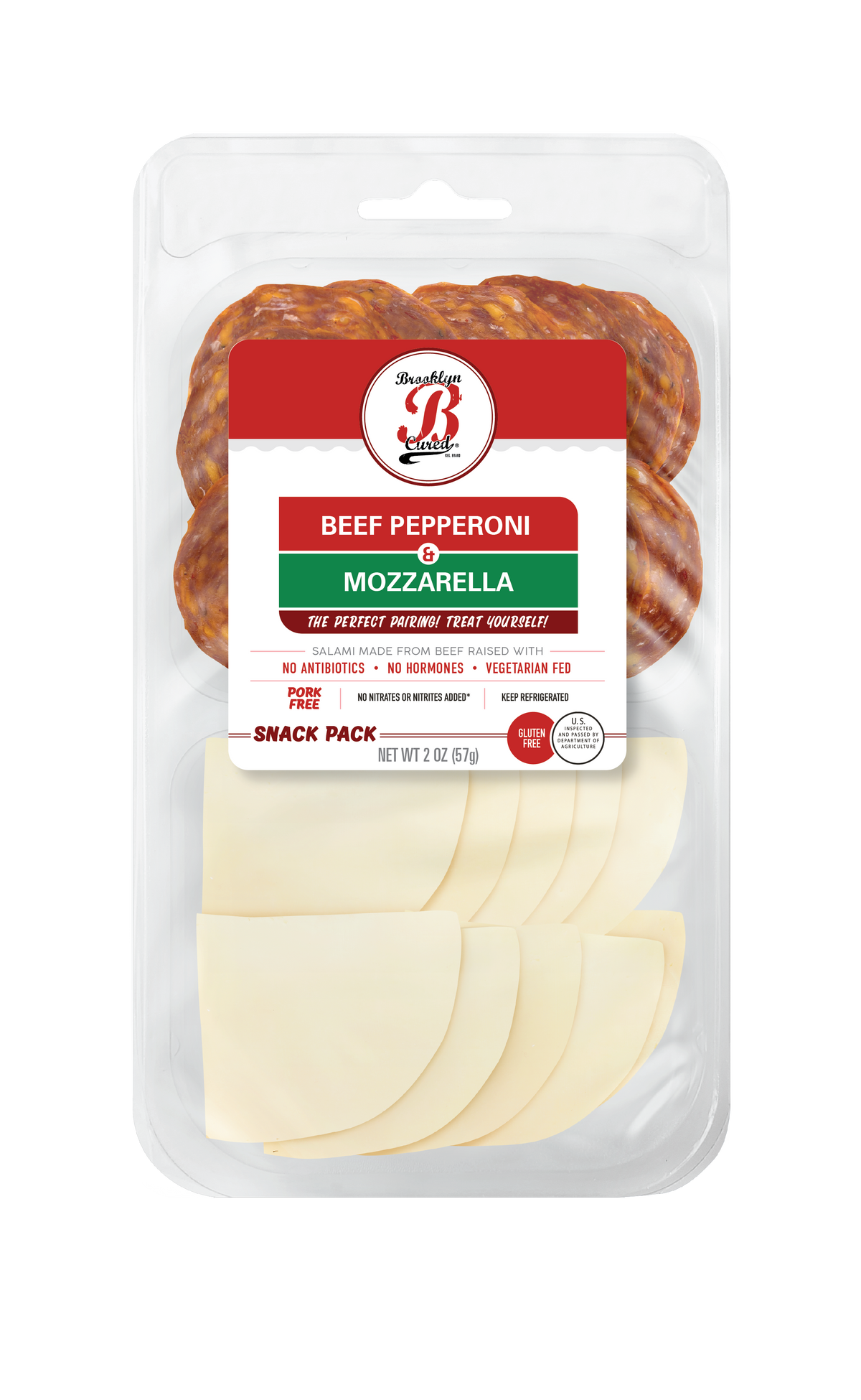 Beef Pepperoni and Mozzarella